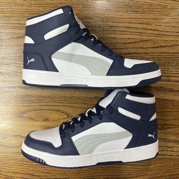 PUMA Rebound Layup Lace Up  Mens Blue Sneakers Casual Shoes Size 12 NEW main image 5
